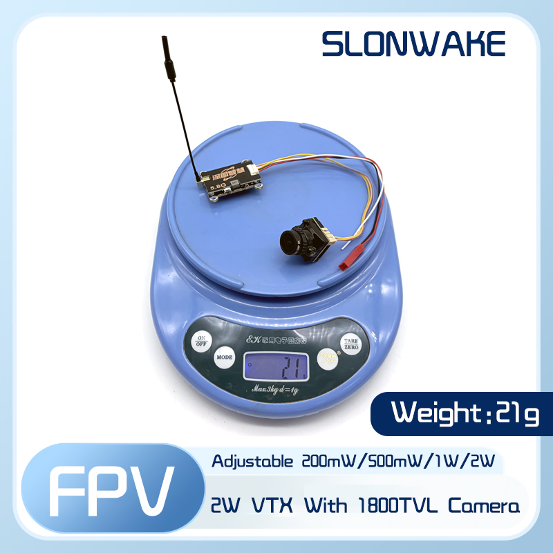 SLONWAKE 5.8G 56CH 2W transmit - đánh giá và giá Fpv Drone Camera