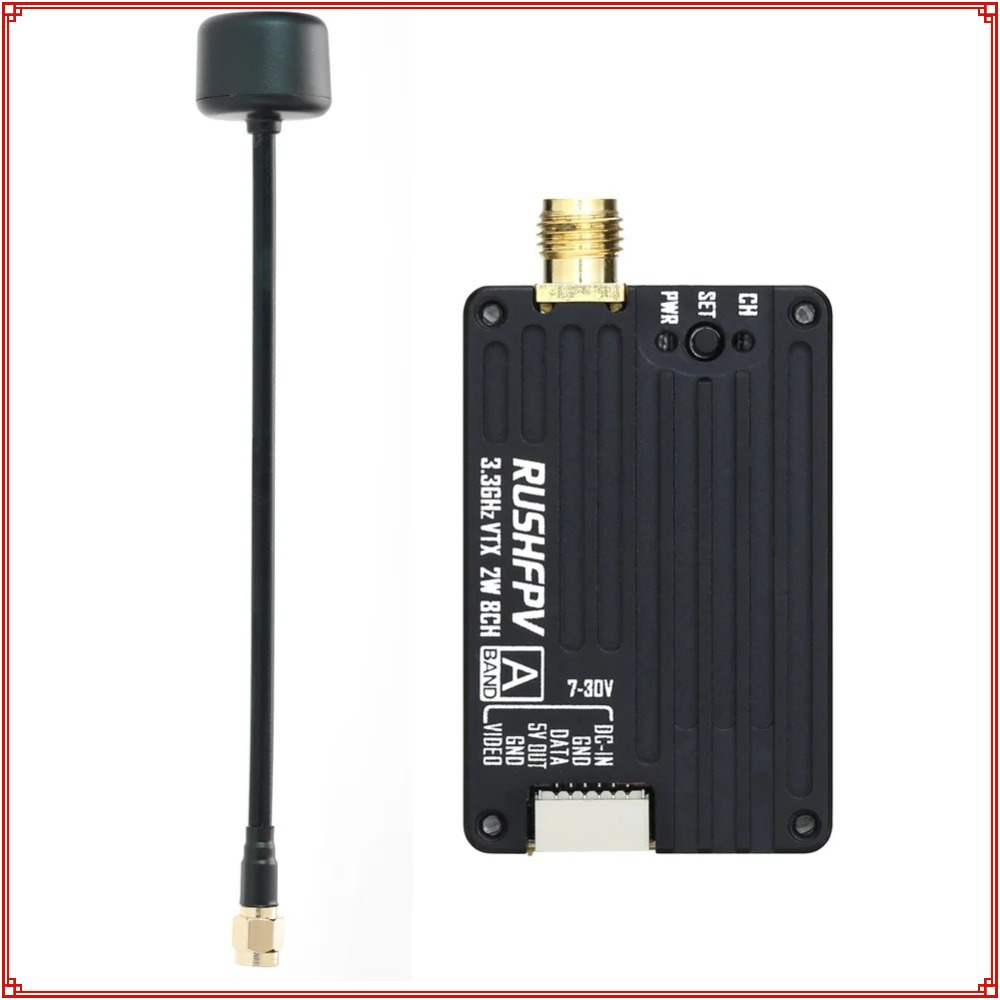 2026 New RUSHFPV 3.3G 2W VTX T - đánh giá và giá Fpv Drone Receiver
