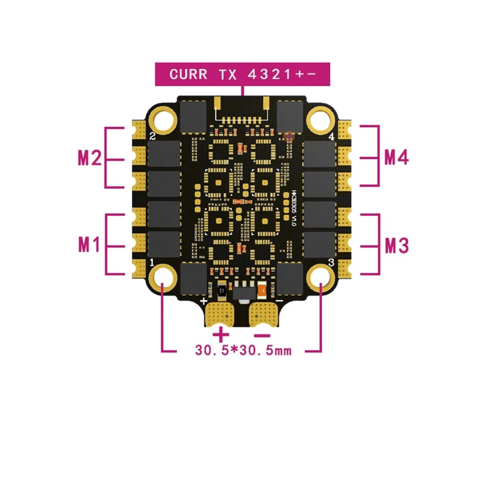 HAKRC 60A Blheli_32 2-6S 4 In  - đánh giá và giá Fpv Drone Esc