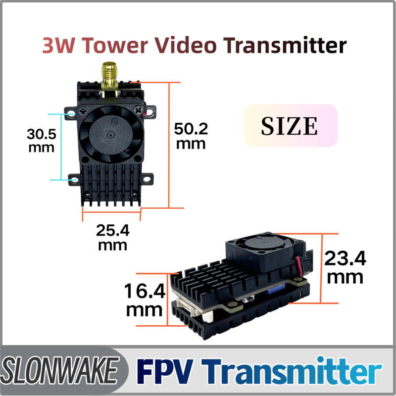 SLONWAKE 5.8G 3000mW Simulatio - đánh giá và giá Fpv Drone Receiver